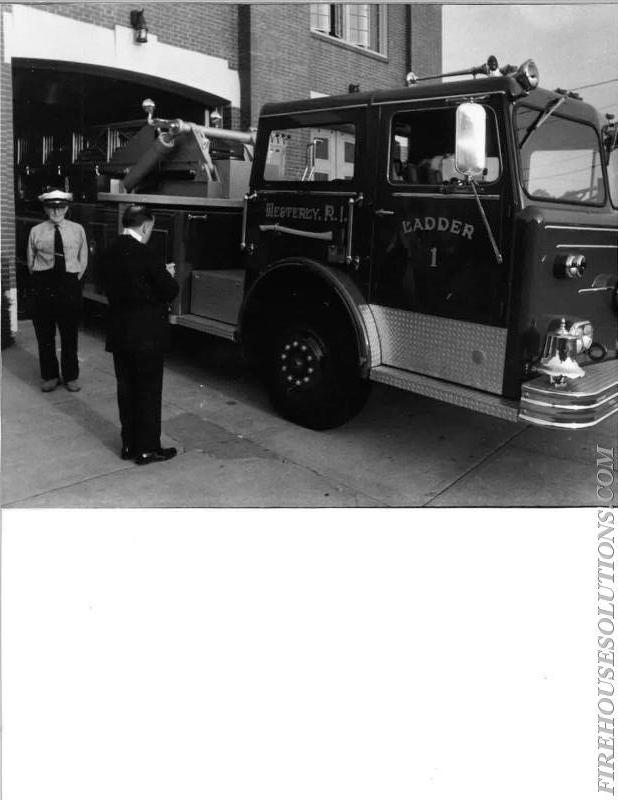 Rev. LeCour blessing the new 1971 Ladder
